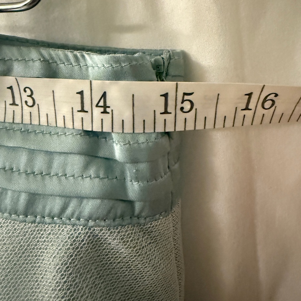 Ryu Elegant Mint Green Tulle Skirt size Medium - Picture 9 of 13